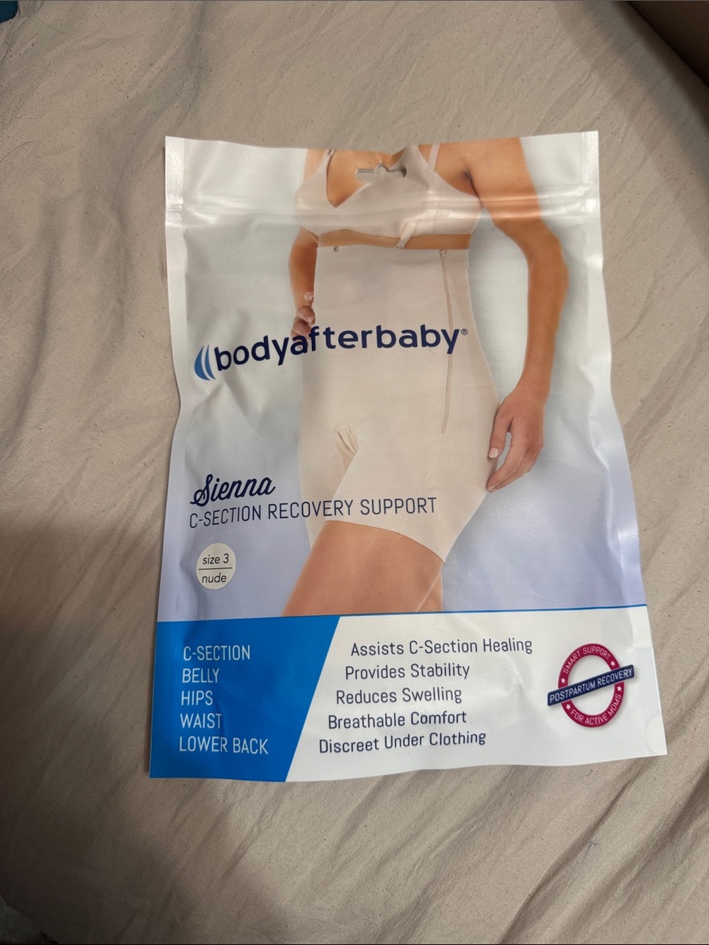 Sienna Recovery faja body After Baby Support Shorts - Nude size 6-9